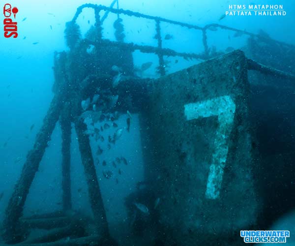 HTMS Mataphon Wreck Diving Pattaya จุดดำน้ำมาตาพร.